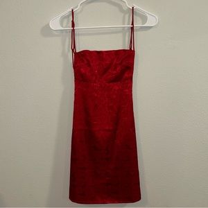 NWOT Lucy in the Sky Bliss Satin Slit Dress